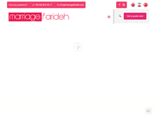 Tablet Screenshot of marriagefarideh.com